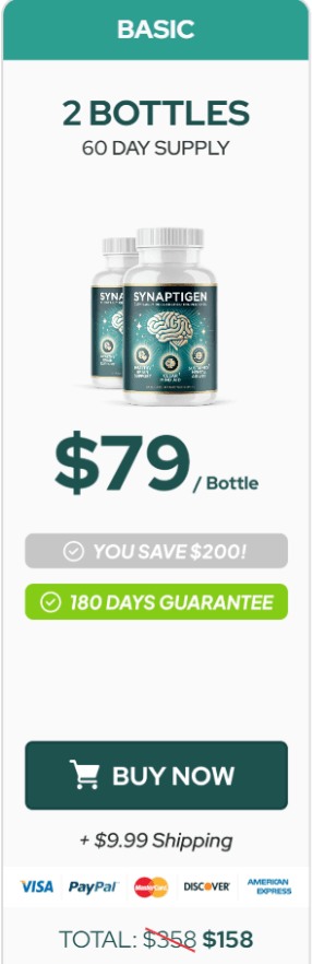 Synaptigen 2 $79/bottle